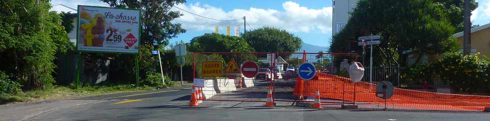 5 avril 2015 - St-Pierre - Travaux TCSP Avenue Luc Donat