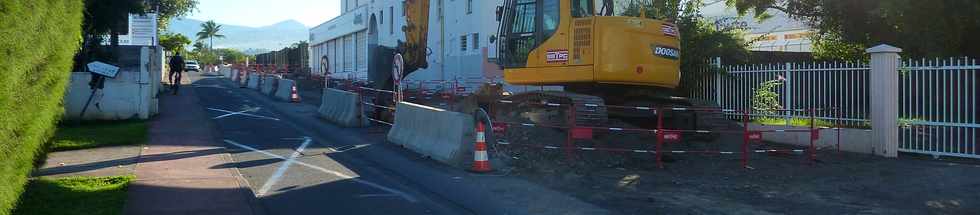 26 avril 2015 - St-Pierre - Travaux Avenue Luc Donat