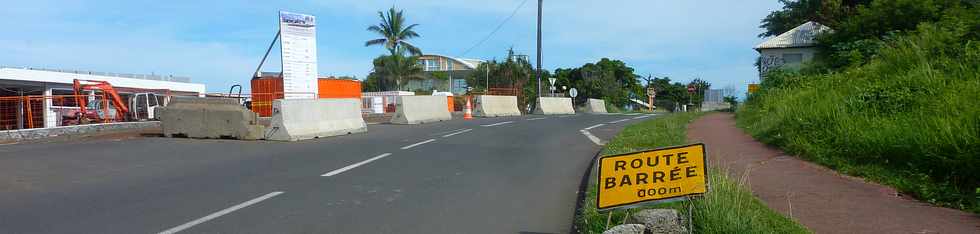 3 mai 2015 - St-Pierre - Ravine Blanche - Travaux entre ouest du TCSP