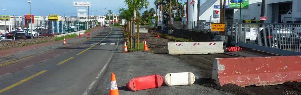 10 mai 2015 - St-Pierre - Travaux TCSP entre Ouest