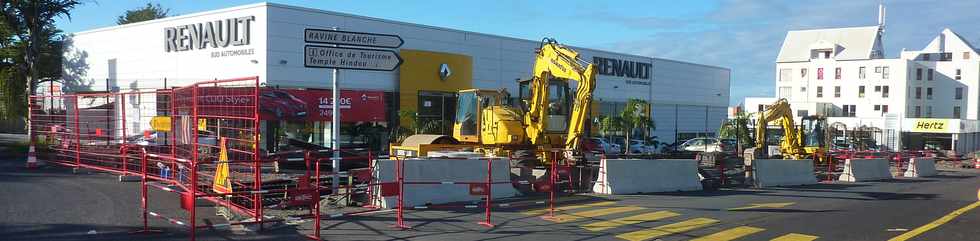 17 mai 2015 - St-Pierre - Chantier TCSP entre ouest - Avenue Luc Donat