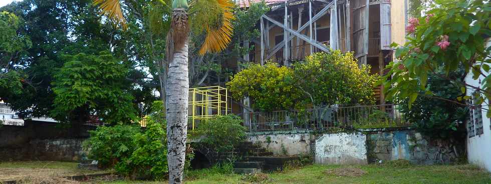 St-Pierre - 14 juin 2015 -  Maison de Furcy Choppy, du dbut du 19 sicle, inscrite au titre des monuments historiques depuis le 28 dcembre 1984