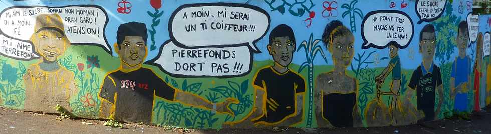 14 juin 2015 - St-Pierre - Pierrefonds - Fresque Kaz Fe Mazine