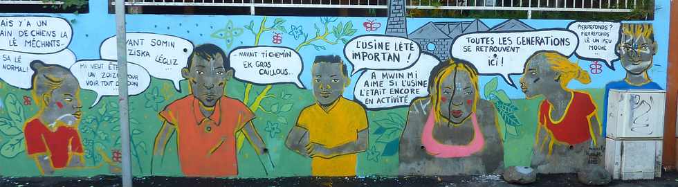 14 juin 2015 - St-Pierre - Pierrefonds - Fresque Kaz Fée Mazine