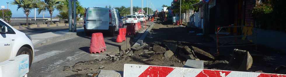 18 juin 2015 - St-Pierre - Travaux sur le bd Hubert-Delisle