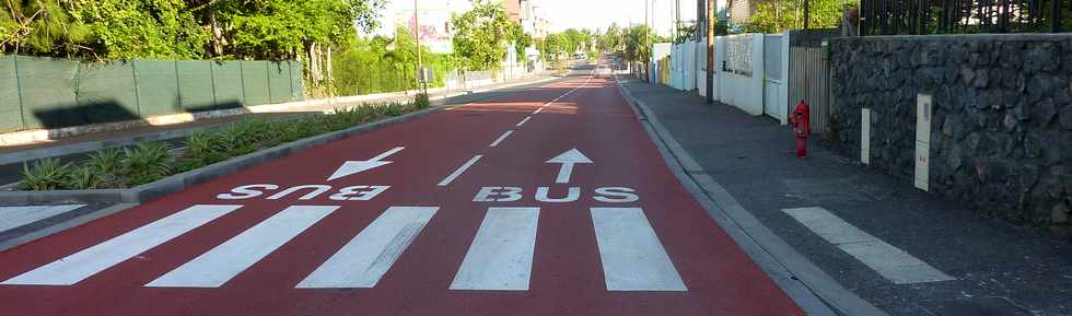 21 juin 2015 - St-Pierre - Voies TCSP rue du Pre Favron