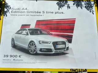 1er juillet 2015 - Pub  Audi A4