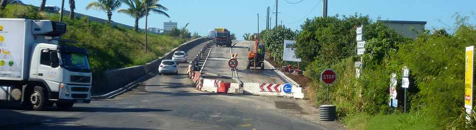 1er juillet 2015 - St-Pierre - Chantier entre ouest du TCSP