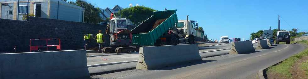 1er juillet 2015 - St-Pierre - Chantier entre ouest du TCSP