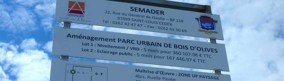 5 juillet 2015 - St-Pierre - Bois d'Olives - Parc urbain - SEMADER