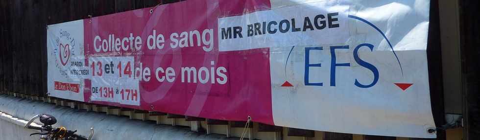 9 octobre 2015 - St-Pierre - Collecte de sang à Mr Bricolage