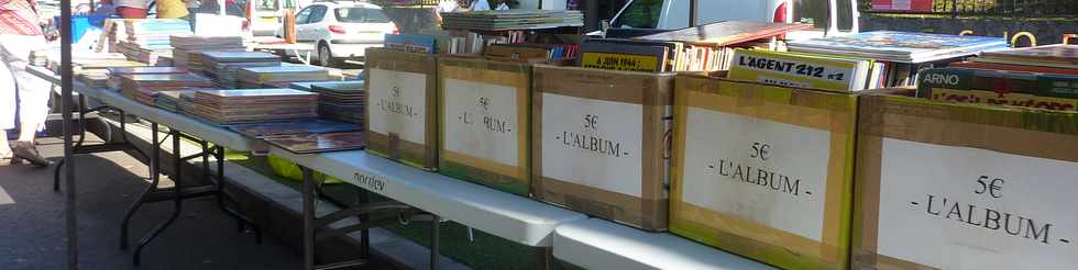 11 octobre 2015 - St-Pierre - Bd Hubert-Delisle - Athna 2015 - Brocante de livres -