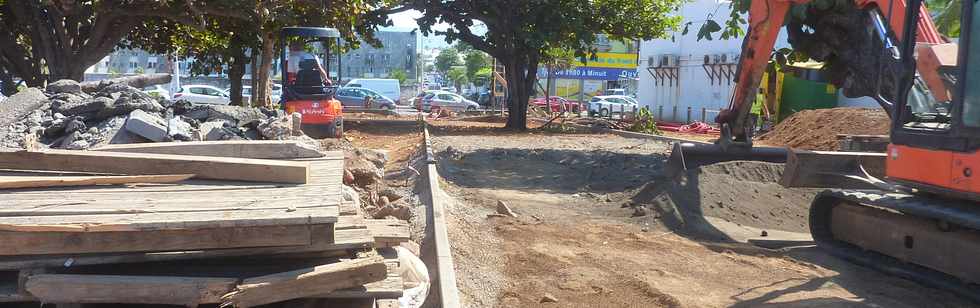 14 octobre 2015 - St-Pierre - Petit Boulevard de la plage - Travaux -