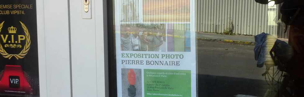 23 octobre 2015 - St-Pierre - Expo photo de Pierre Bonnaire au Café Borja