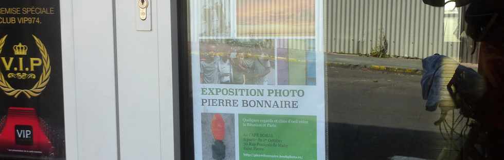 23 octobre 2015 - St-Pierre - Expo photo de Pierre Bonnaire au Caf Borja