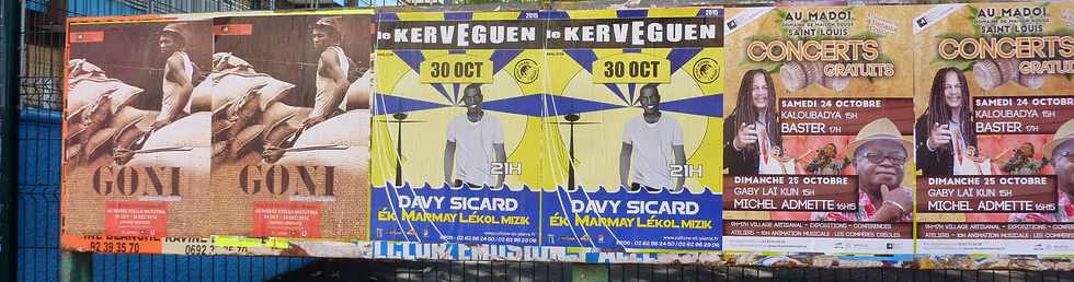 23 octobre 2015 - St-Pierre - Affiche Davy Sicard au Kervéguen le 30 octobre 2015