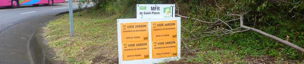 6 novembre 2015 - St-Pierre - Ligne des Bambous - MFR - Vide jardin