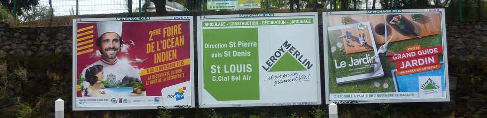 6 novembre 2015 - St-Pierre - Pubs Foire Ocan Indien - Leroy Merlin