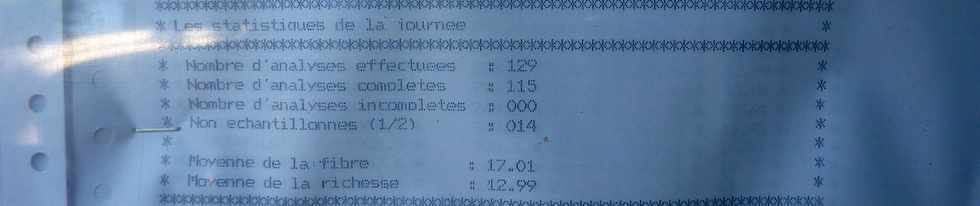 8 dcembre 2015 - St-Pierre - Balance des Casernes - Statistiques du CTICS