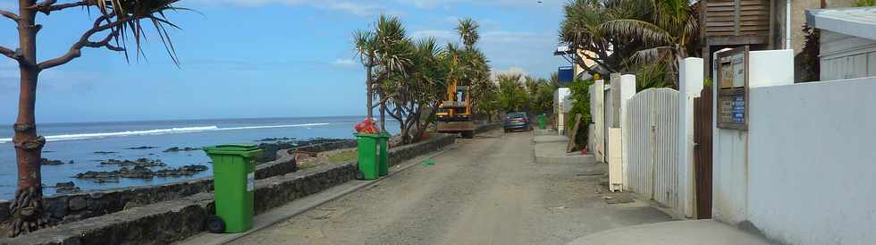 11 dcembre 2015 - St-Pierre - Travaux sur le Petit boulevard de la Plage