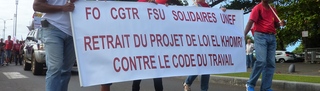17 mai 2016 - St-Pierre - Dfil contre la "loi travail"