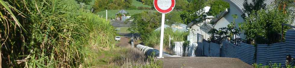 1er juin 2016 - St-Pierre - Ravine des Cabris - Canalisation SAPHIR vers usine