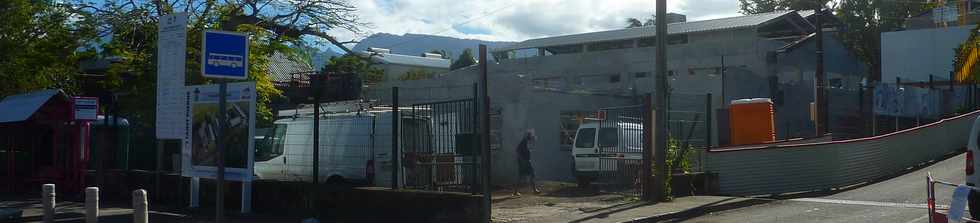 1er juin 2016 - St-Pierre - Ligne des Bambous - Chantier cole