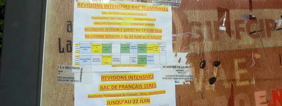 5 juin 2016 - St-Pierre - Lyce Vollard - Programme rvisions intensives BAC