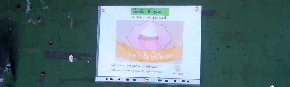 5 juin 2016 - St-Pierre -Pierrefonds - Ecole Benjamin Moloïse - Vente de gâteaux