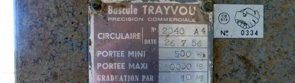 10 juin 2016  - St-Louis - Balance Cocos et Moulin  mas - Bascule Trayvou