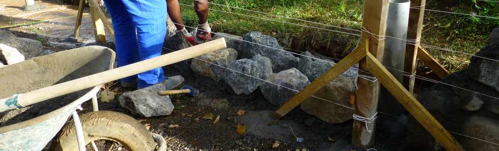 15 juin 2016 - St-Pierre - Chantier parc urbain Bois d'O - ANRU