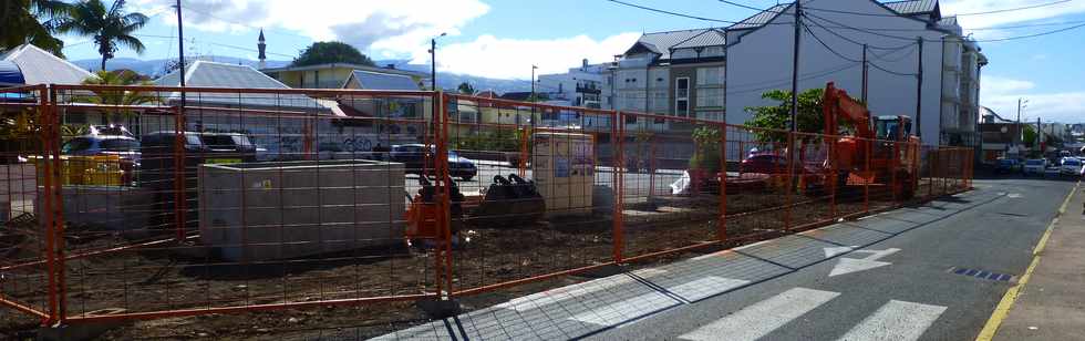 4 septembre 2016 - St-Pierre - Travaux TCSP rue du Four  Chaux