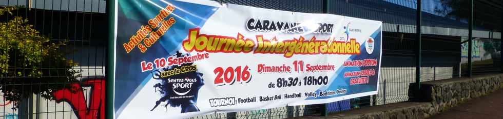 11 septembre 2016 - St-Pierre - Caravane du sport - Journée intergénérationnelle -