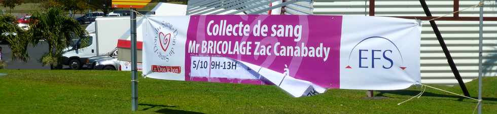21 septembre 2016 - St-Pierre - Banderole collecte de sang