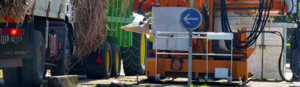 22 septembre 2016 - St-Pierre - Balance des Casernes - Déblocage des usines sucrières et reprise des apports -