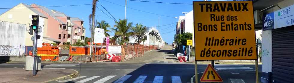 25 septembre 2016 - St-Pierre - Travaux TCSP - Rue des Bons Enfants