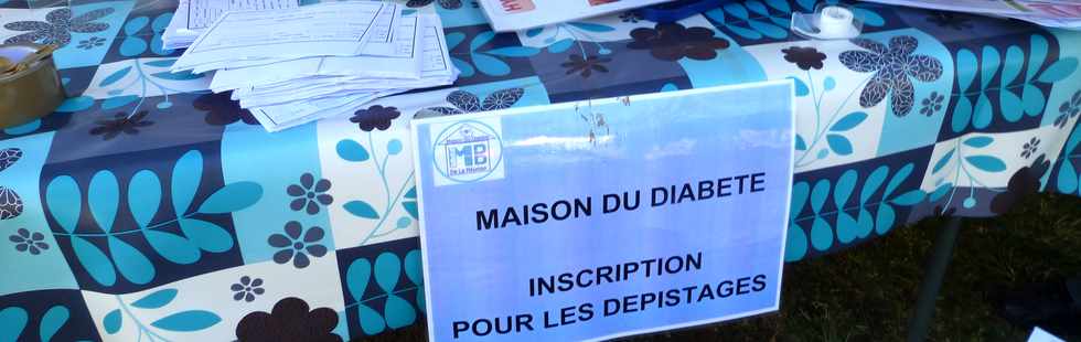 25 septembre 2016 - St-Pierre - Ravine Blanche - Village Ville et Santé - La Maison du Diabète  - Dépistage