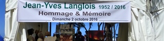 2 octobre 2016 - St-Pierre - Hommage  Jean-Yves Langlois