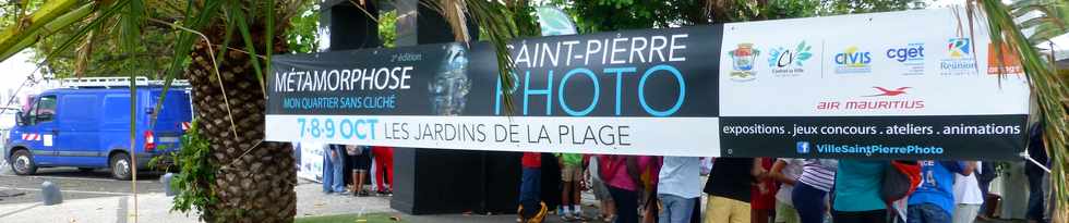 7 octobre 2016 - St-Pierre - Jardins de la plage - Mtamorphose - Mon quartier sans clich - Expo photo -