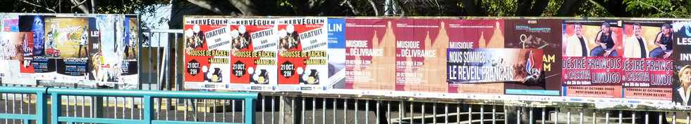 12 octobre 2016 - St-Pierre - Panneaux électoraux