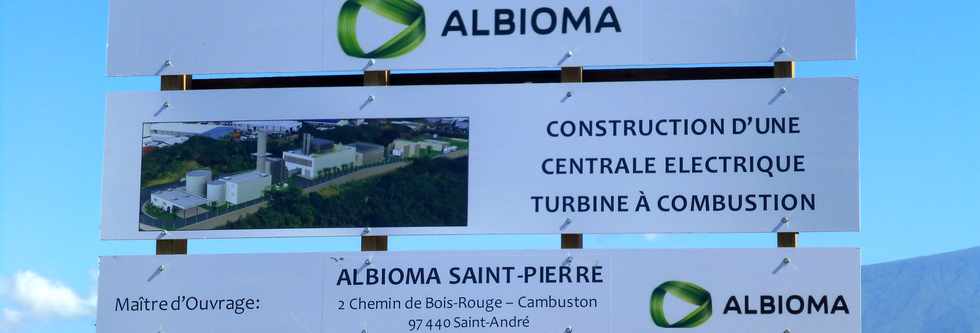 12 octobre 2016 - St-Pierre - ZI 4 - Chantier turbine  combustion Albioma