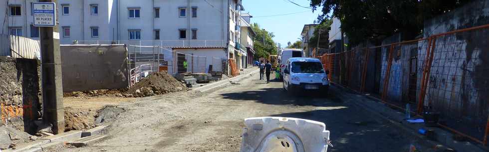 12 octobre 2016 - St-Pierre - Embouteillages sur le boulevard Hubert-Delisle - Travaux TCSP -