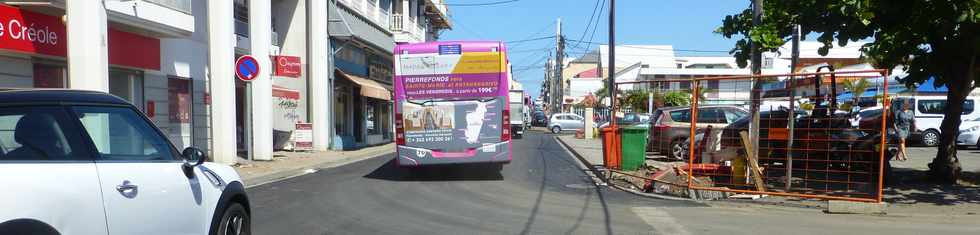 14 octobre 2016 - St-Pierre - Travaux TCSP - Rue du Four  Chaux -