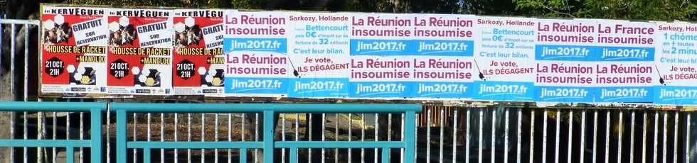 16 octobre 2016 - St-Pierre - Afffiches La Runion insoumise