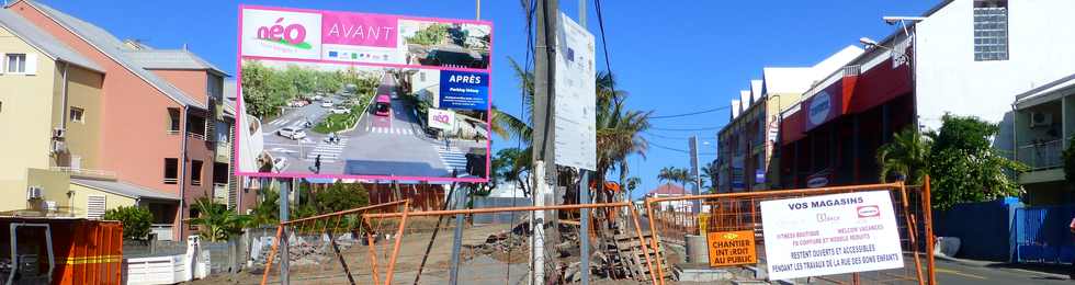 6 novembre 2016 - St-Pierre - Travaux TCSP rue des Bons-Enfants