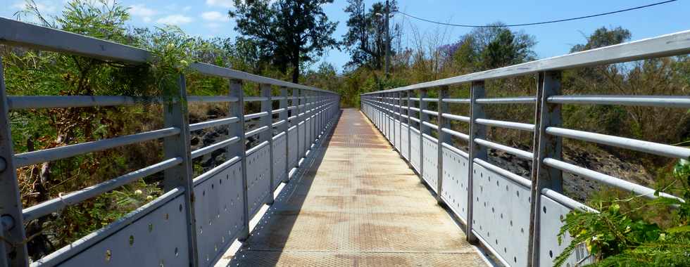 6 novembre 2016 - St-Pierre - Bois d'Olives - Passerelle du canal St-Etienne sur la ravine des Cabris