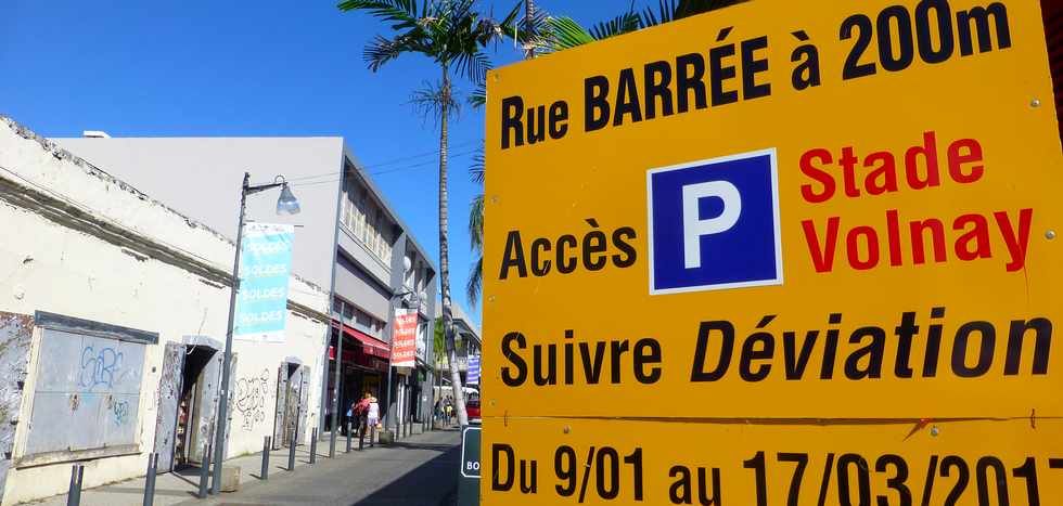 17 mars 2017 - St-Pierre - Rue des Bons-Enfants - Travaux TCSP