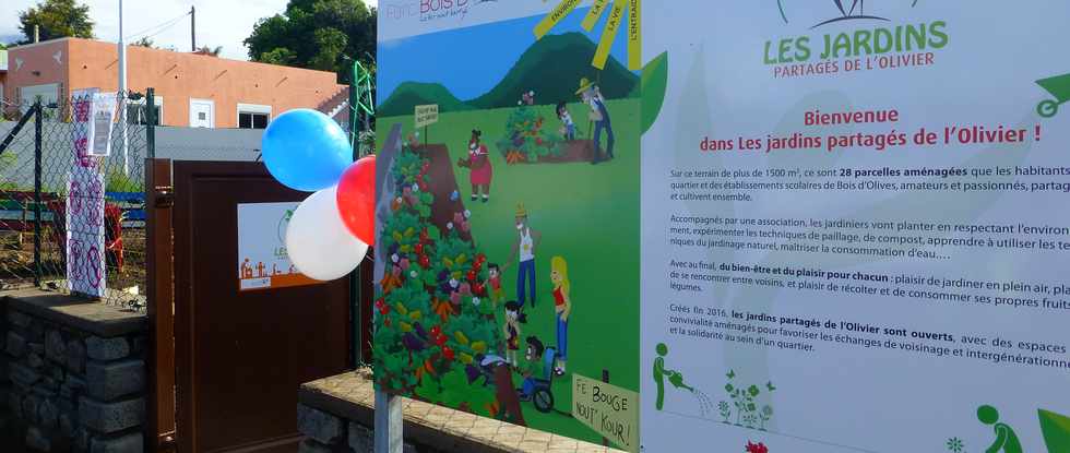 30 mars 2017 - St-Pierre - Bois d'Olives - ANRU - Jardins partags de l'Olivier - Inauguration