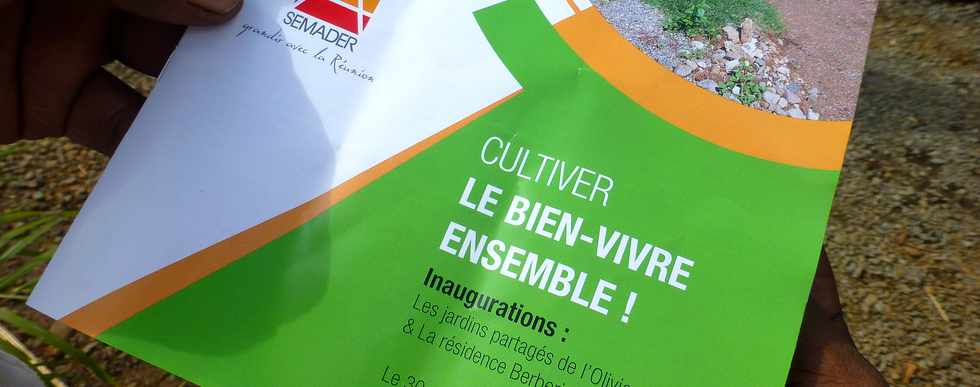 30 mars 2017 - St-Pierre - Bois d'Olives - ANRU - Jardins partagés de l'Olivier - Inauguration
