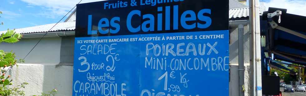 20 avril 2017 - St-Pierre - Terre Sainte - Fruits et légumes Les Cailles